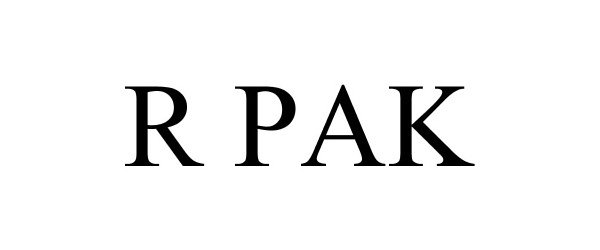 Trademark Logo R PAK