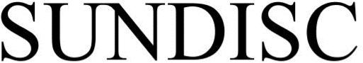 Trademark Logo SUNDISC
