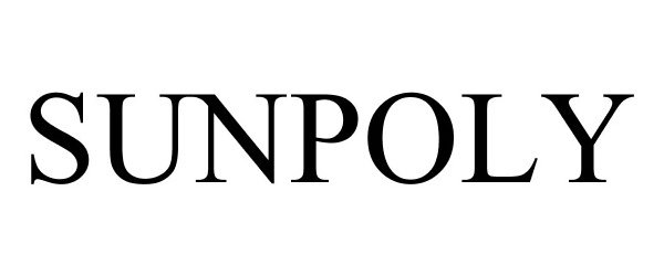 Trademark Logo SUNPOLY