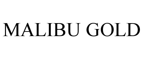 Trademark Logo MALIBU GOLD
