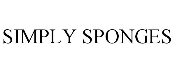 Trademark Logo SIMPLY SPONGES