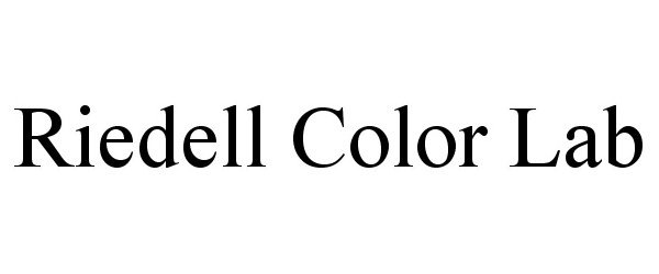  RIEDELL COLOR LAB