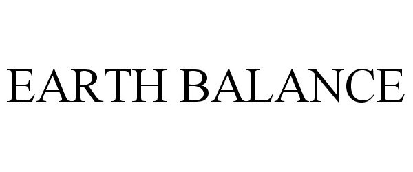 Trademark Logo EARTH BALANCE