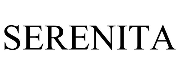 Trademark Logo SERENITA