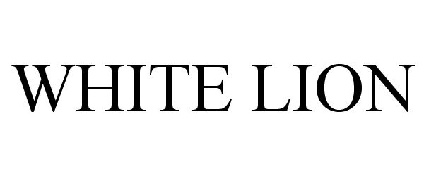 Trademark Logo WHITE LION