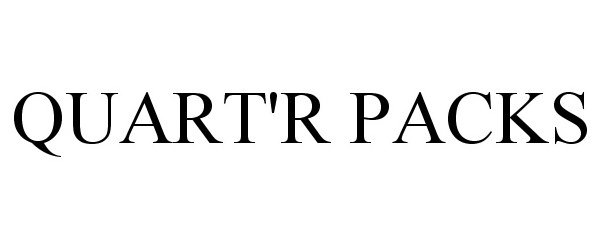 Trademark Logo QUART'R PACKS