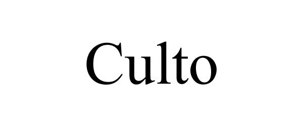 Trademark Logo CULTO