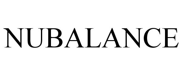 Trademark Logo NUBALANCE