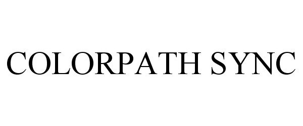 Trademark Logo COLORPATH SYNC
