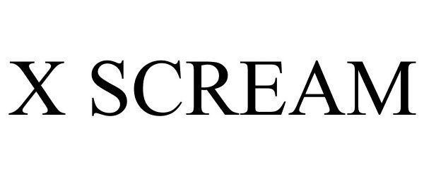 Trademark Logo X SCREAM