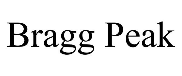 Trademark Logo BRAGG PEAK