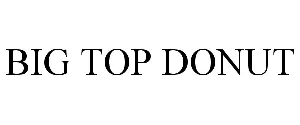 Trademark Logo BIG TOP DONUT
