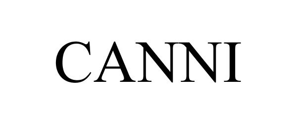 Trademark Logo CANNI