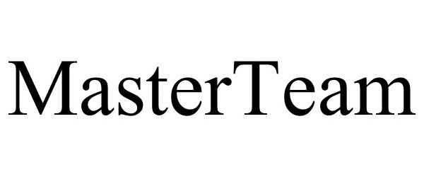 Trademark Logo MASTERTEAM