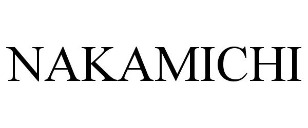 Trademark Logo NAKAMICHI