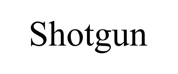 Trademark Logo SHOTGUN