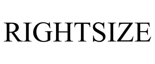 Trademark Logo RIGHTSIZE