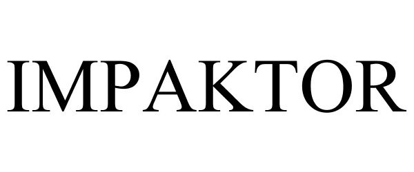 Trademark Logo IMPAKTOR