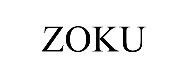 Trademark Logo ZOKU