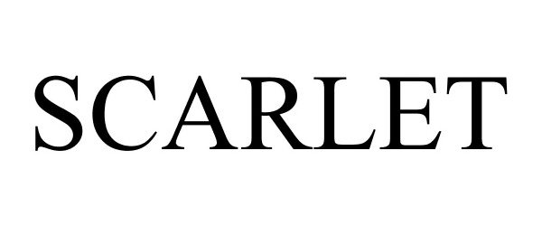 Trademark Logo SCARLET