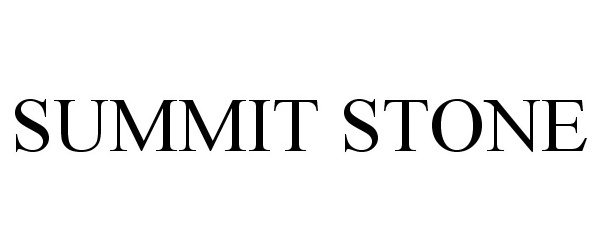 Trademark Logo SUMMIT STONE