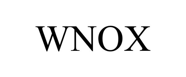 Trademark Logo WNOX