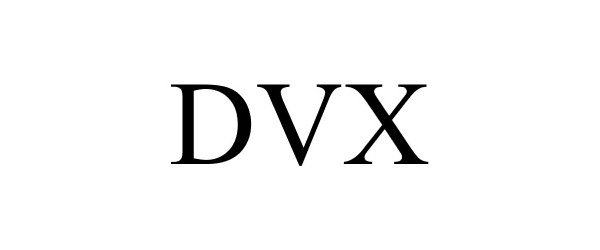 Trademark Logo DVX