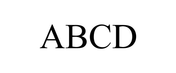 Trademark Logo ABCD