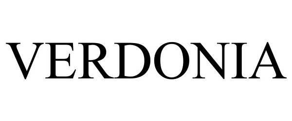 Trademark Logo VERDONIA