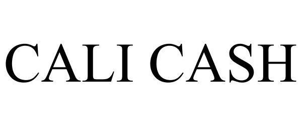 Trademark Logo CALI CASH