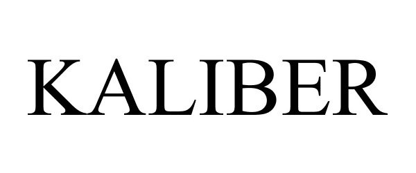 Trademark Logo KALIBER