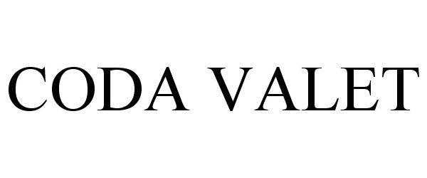  CODA VALET