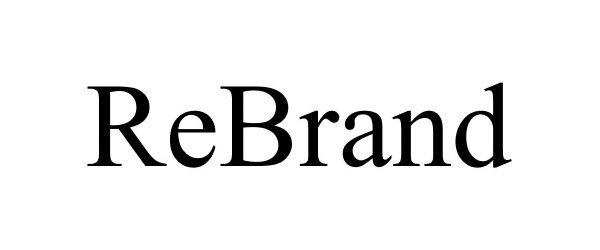 Trademark Logo REBRAND