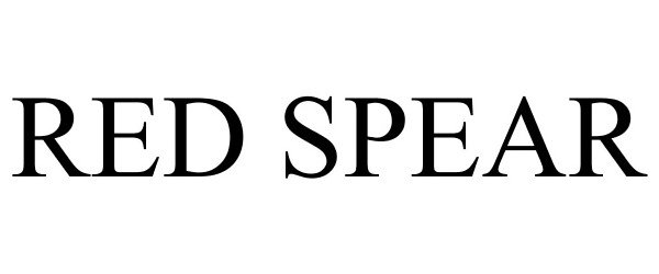 Trademark Logo RED SPEAR