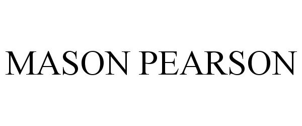 Trademark Logo MASON PEARSON