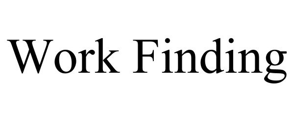 Trademark Logo WORK FINDING