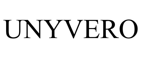 Trademark Logo UNYVERO