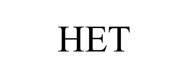 Trademark Logo HET