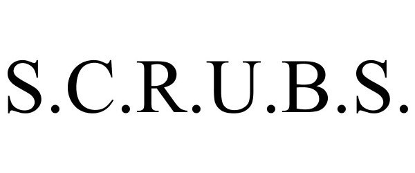 Trademark Logo S.C.R.U.B.S.