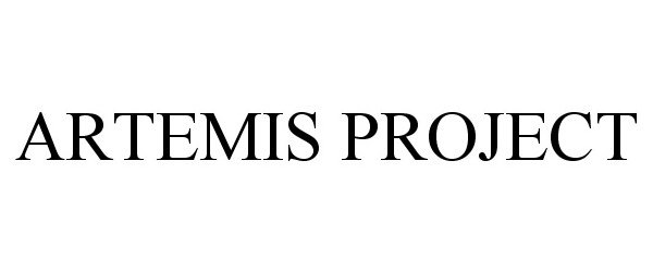 Trademark Logo ARTEMIS PROJECT