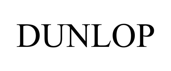 Trademark Logo DUNLOP