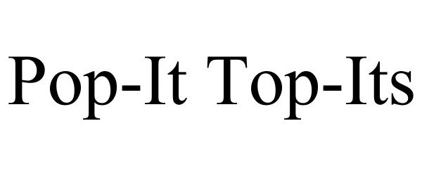  POP-IT TOP-ITS