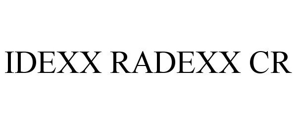  IDEXX RADEXX CR