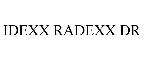  IDEXX RADEXX DR