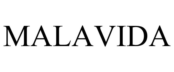 Trademark Logo MALAVIDA