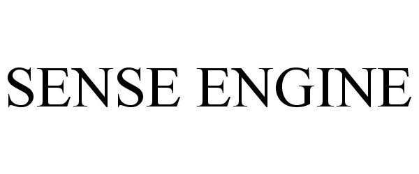 Trademark Logo SENSE ENGINE