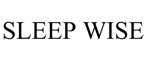 Trademark Logo SLEEP WISE