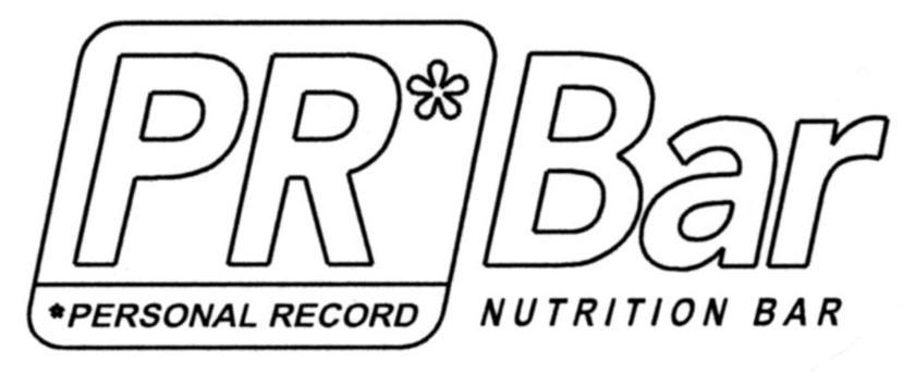 Trademark Logo PR* BAR *PERSONAL RECORD NUTRITION BAR
