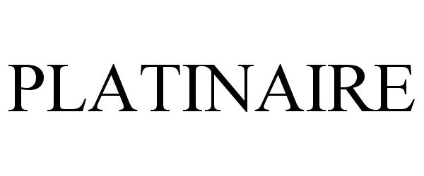 Trademark Logo PLATINAIRE