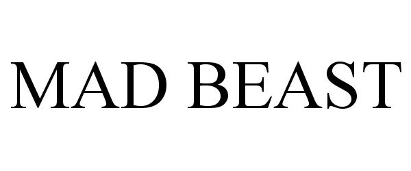 Trademark Logo MAD BEAST